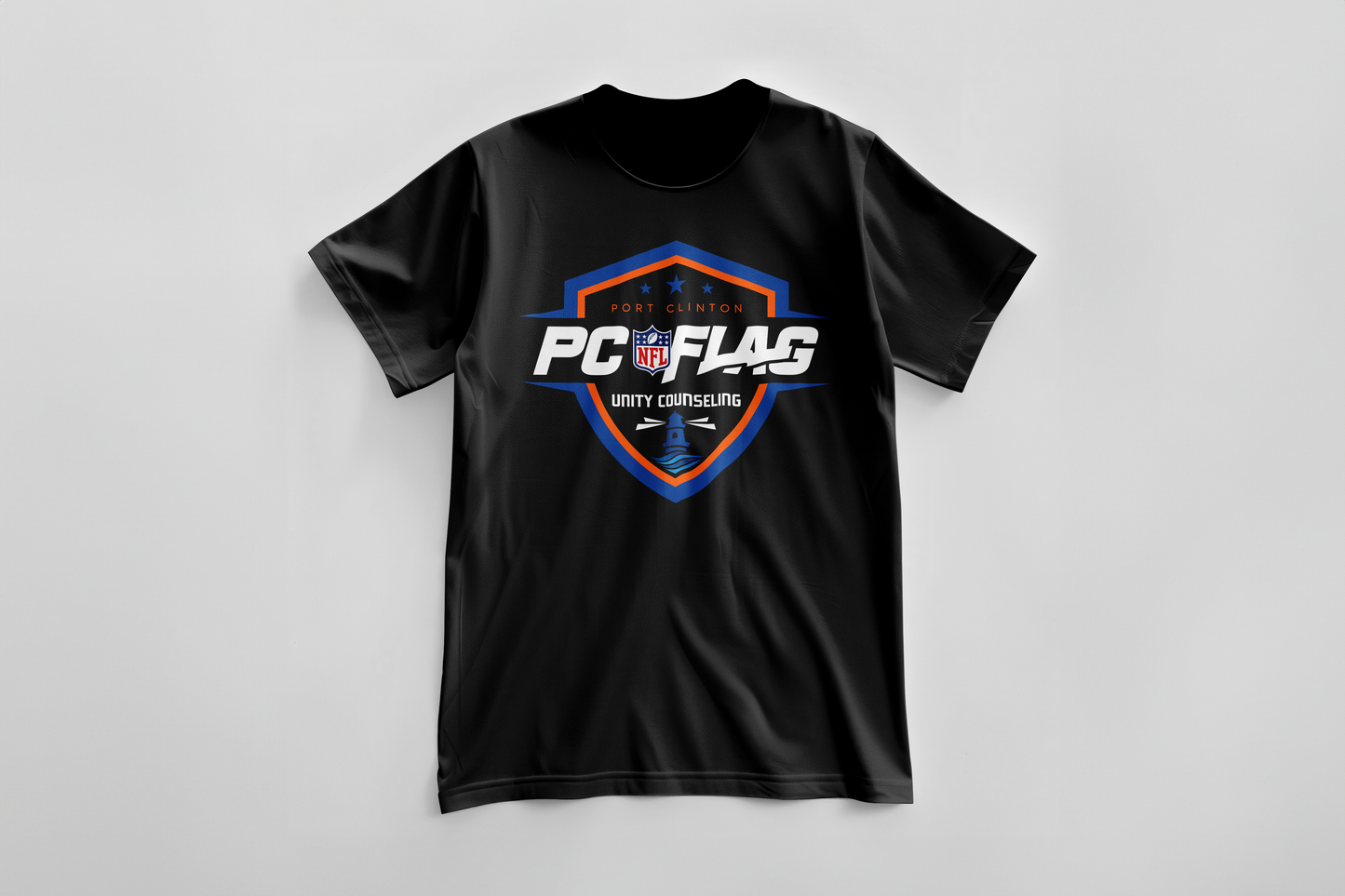 PC Flag - Unity Counseling Black Tee